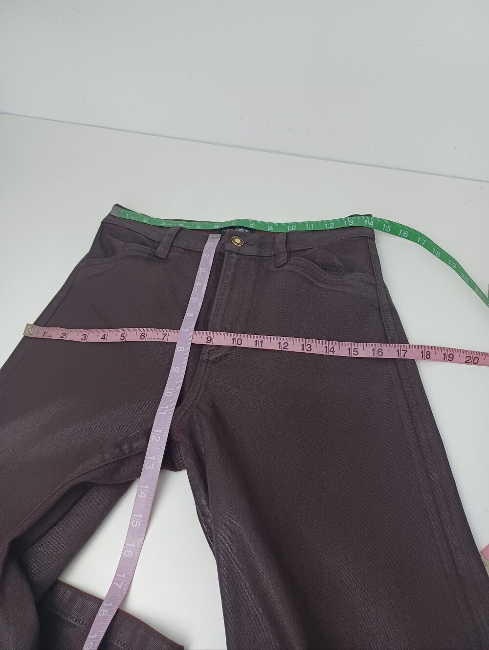 Favorite Daughter Mischa Coated Pant Size 27 High Rise Wide Leg In Cape Town - Picture 10 of 13
